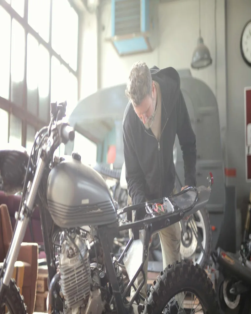 Herramientas de taller mecánico para motocicletas